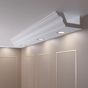 12 Meter + 2 Innenecken Zierleisten für indirekte Beleuchtung LED OL-30